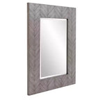 42"x42" Kenton Sunburst Iron Frame Wall Mirror: Modern Decor, No Assembly, Wall Mount