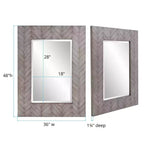 42"x42" Kenton Sunburst Iron Frame Wall Mirror: Modern Decor, No Assembly, Wall Mount