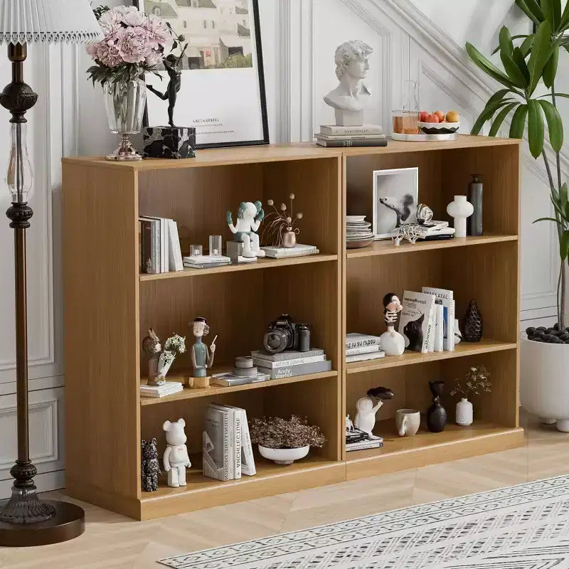 41x31x16 Wood Accent Cabinet with Adjustable Shelf Storage Cabinet without Door Natural