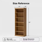 41x31x16 Wood Accent Cabinet with Adjustable Shelf Storage Cabinet without Door Natural