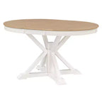 Retro Style Dining Table with Extendable Table and 4 Upholstered Chairs