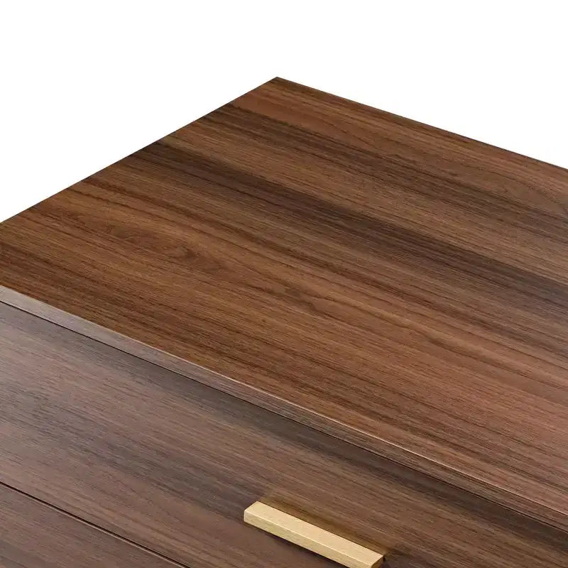 42 Chest 5-Drawers Dresser Accent Cabinet Walnut