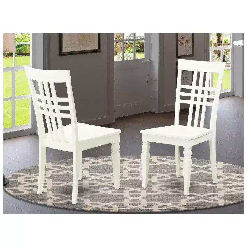 Beachy Beauty Dining Chair With Wood Seat - Linen