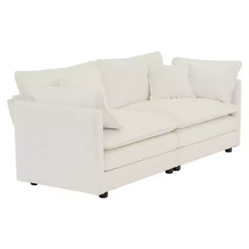 Upholstered Loveseat and Couch Sofa Collection, Ideal for Living Room, Home Office or Lounge, 2+2 Seating