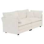 Upholstered Loveseat and Couch Sofa Collection, Ideal for Living Room, Home Office or Lounge, 2+2 Seating