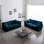 Upholstered Loveseat and Couch Sofa Collection, Ideal for Living Room, Home Office or Lounge, 2+2 Seating