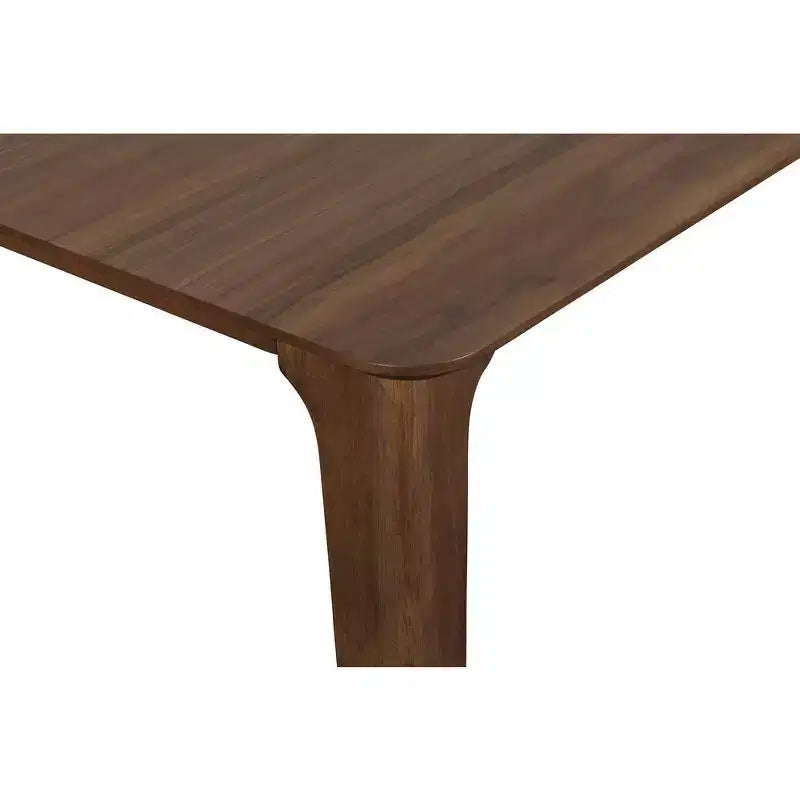 Oscar 59 Solid Wood Rectangular Dining Table In Walnut