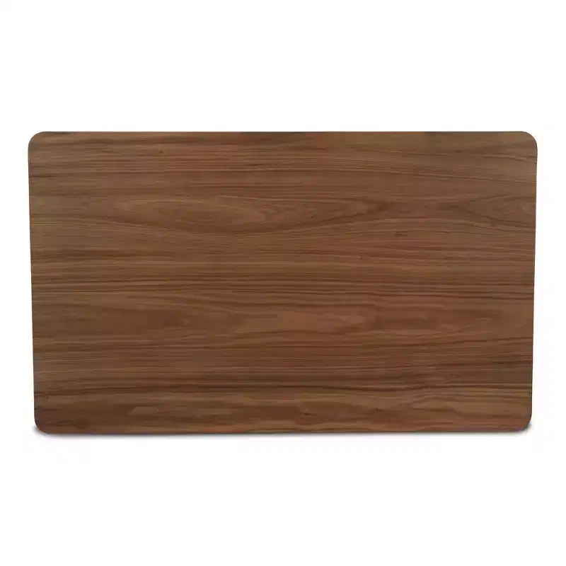 Oscar 59 Solid Wood Rectangular Dining Table In Walnut