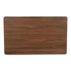 Oscar 59 Solid Wood Rectangular Dining Table In Walnut