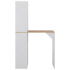 Bar Table Kitchen Pub Table Bistro Table for Dining Room with Cabinet