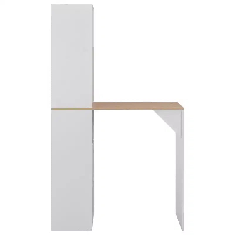 Bar Table Kitchen Pub Table Bistro Table for Dining Room with Cabinet
