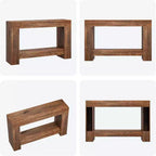 Rectangle Metal Table Top End Table 1-piece