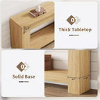 Rectangle Metal Table Top End Table 1-piece