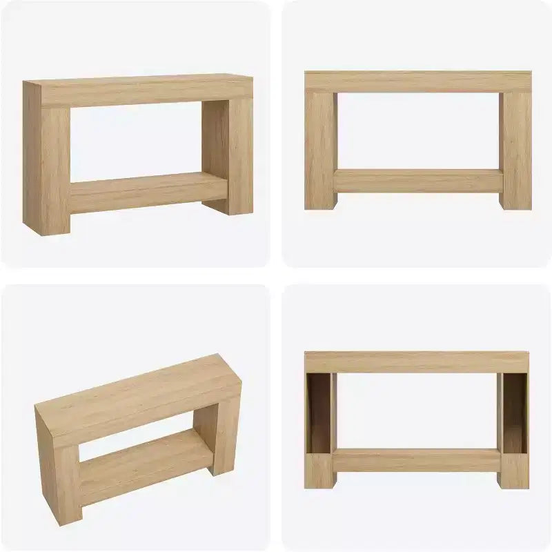 Rectangle Metal Table Top End Table 1-piece