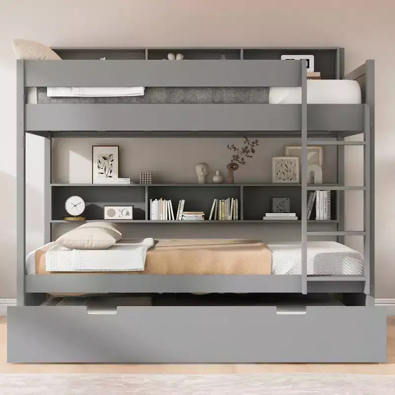 Hernandez Bunk Bed with Trundle