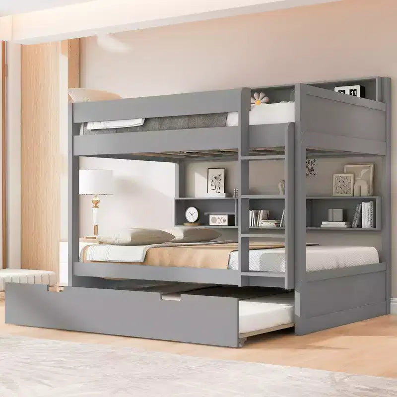 Hernandez Bunk Bed with Trundle