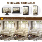 Eloise 63" Velvet Chesterfield Loveseat with Nailhead Trim & Rolled Arms