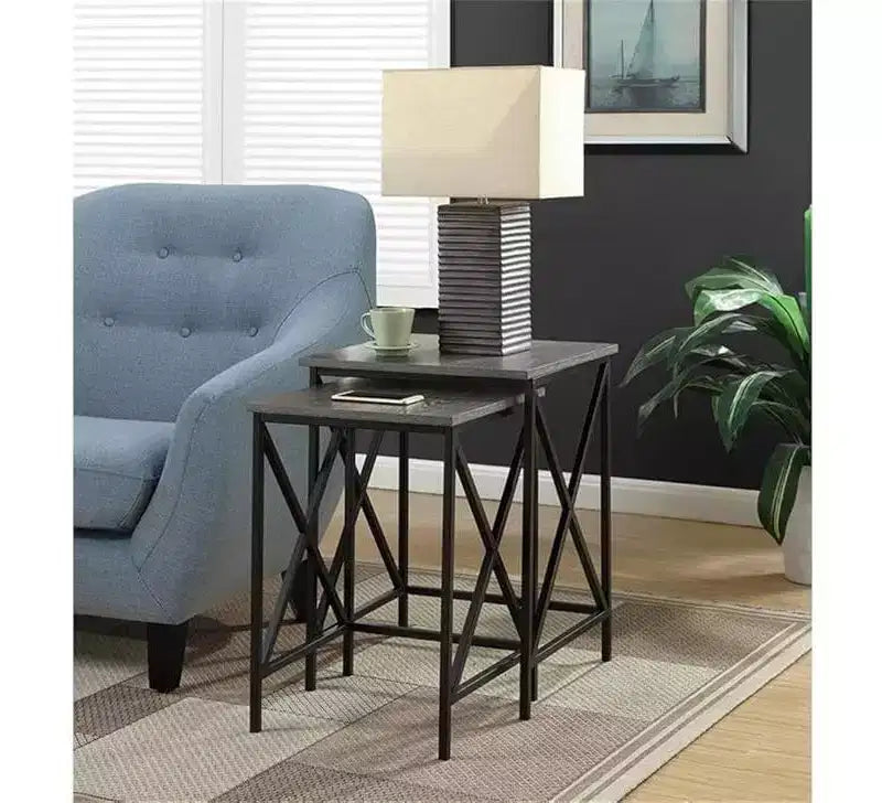 Rectangle Metal Table Top End Table 1-piece