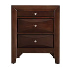 Rectangle Cherry Wood Nightstand For Living Room and Bedroom