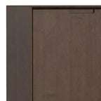 Devlin 4 Door Sideboard Buffet Walnut Brown