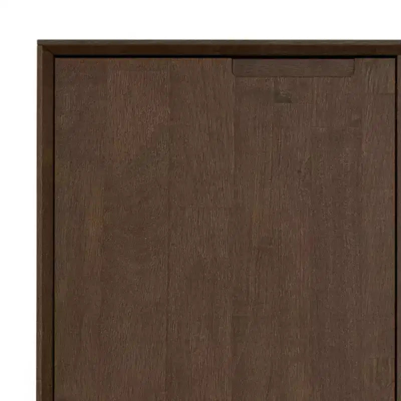 Devlin 4 Door Sideboard Buffet Walnut Brown