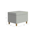 24" Dinah Storage Ottoman