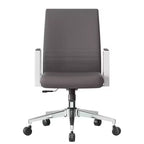 Aleen Modern Leather Office Chair - Swivel & Tilt Ergonomic Desk Chair with Iron Frame - Home Office