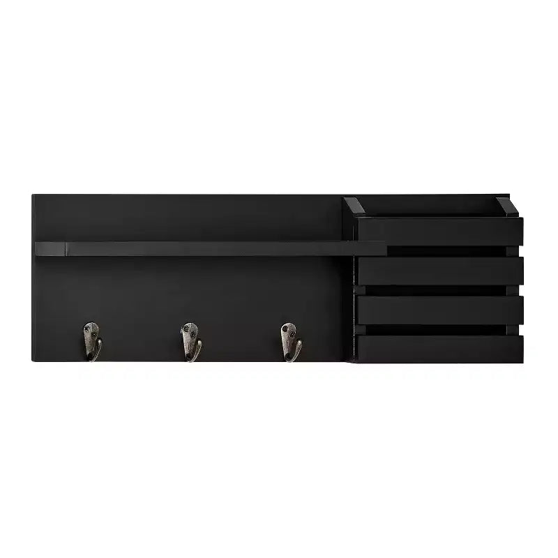 18 Utility Shelf with Pocket and Hanging Hooks