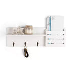 18 Utility Shelf with Pocket and Hanging Hooks