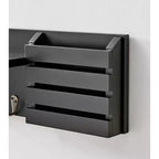 18 Utility Shelf with Pocket and Hanging Hooks
