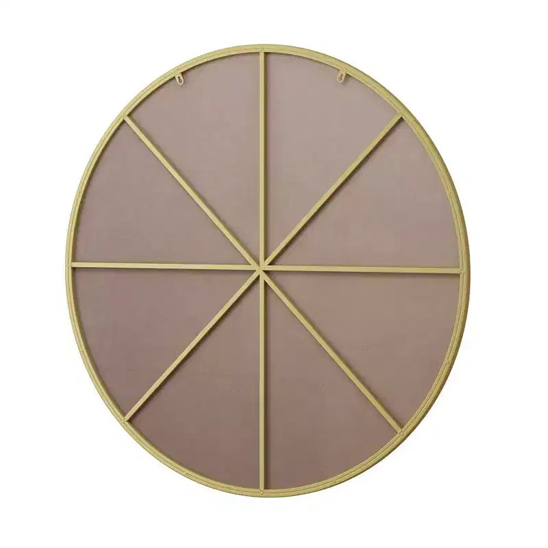 Wall Mirror, 39 Inch/42 Inch Circular Home Decor Farmhouse Metal Framed Mirror, Round Vanity Dressing Mirrors