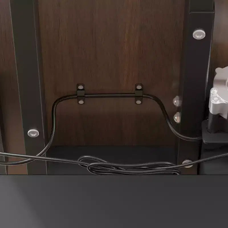 Height-Adjustable Computer Desk Office Desk Standing Desk: L-Shaped Spacious Desktop, Storage Cabinets