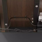 Height-Adjustable Computer Desk Office Desk Standing Desk: L-Shaped Spacious Desktop, Storage Cabinets